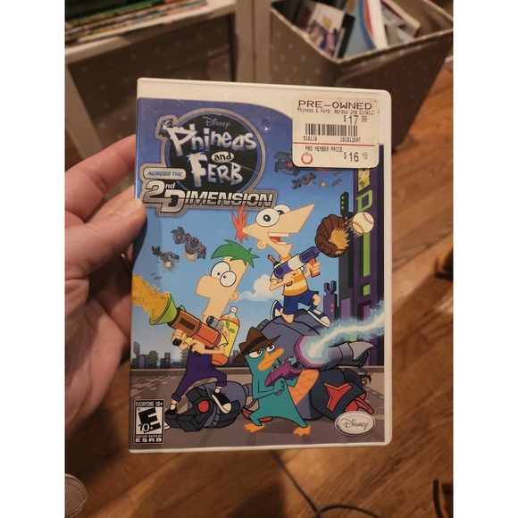 Phineas and Ferb Across the 2nd Dimension for Nintendo Wii - Picture 1 of 5